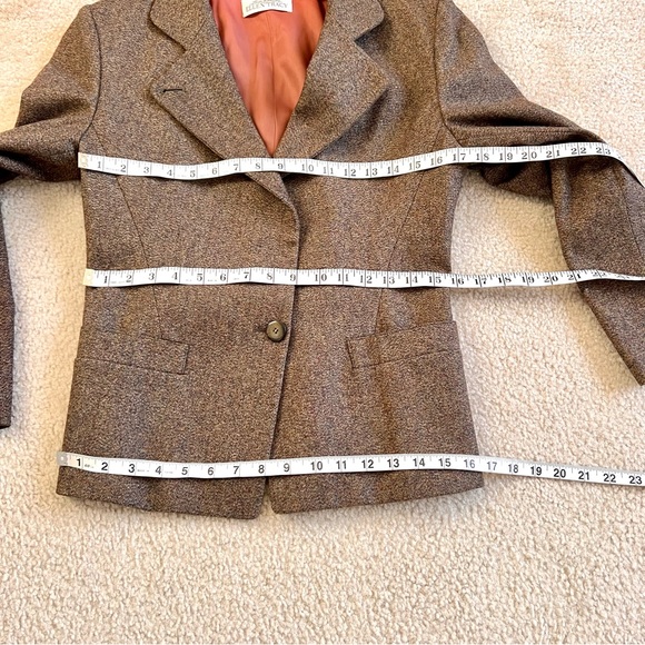 LINDA ALLARD for Ellen Tracy 100% Wool Single Button Blazer—SZ. 4 - Picture 12 of 16